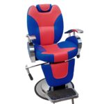 Big Boss Salon Chair Red & Blue color Front view