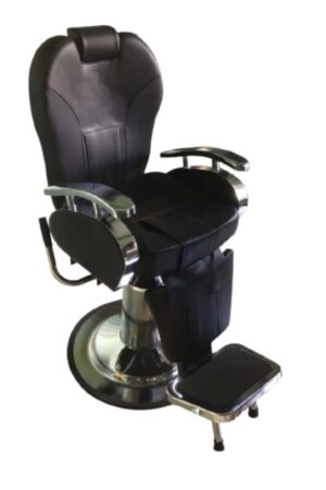 Beauty Salon Chair Black Left View