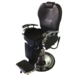 Beauty Salon Chair Black Right View