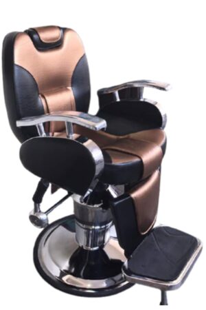 Big Boss Salon Chair Black and Brown left view